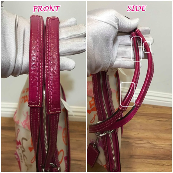 🌸Coach Signature Bag & Matching Pouch🌸 - Picture 4 of 8